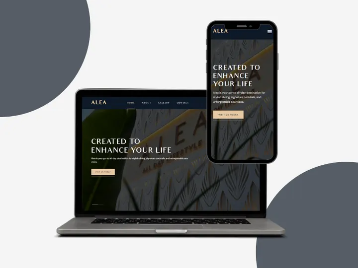Alea-All Day website