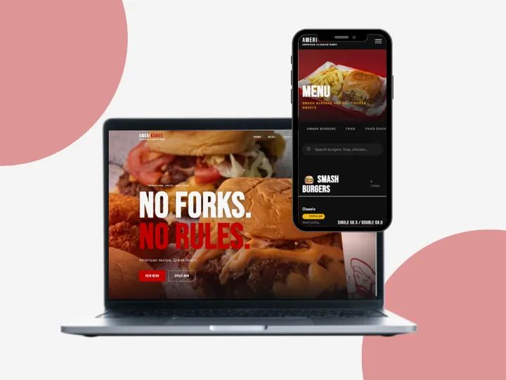 Amerikanos Diner website