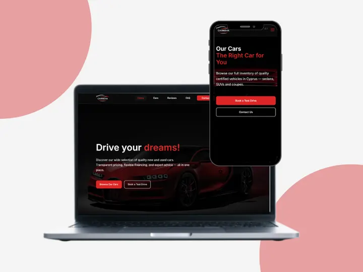 CarNova AutoSales dealer platform