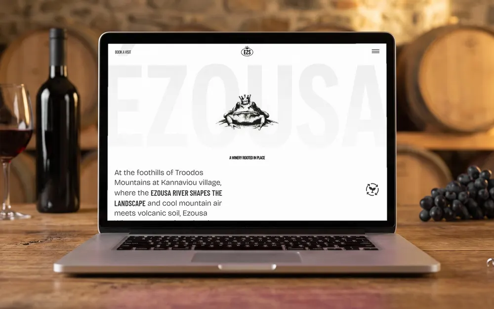 Ezousa Winery website