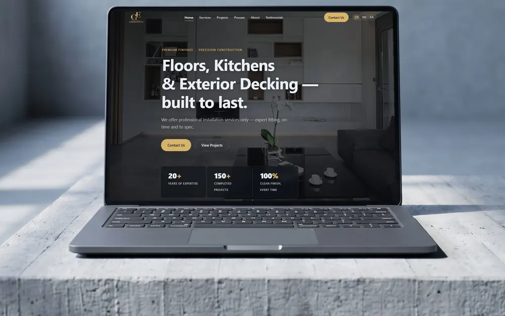 G.E. Constructions website