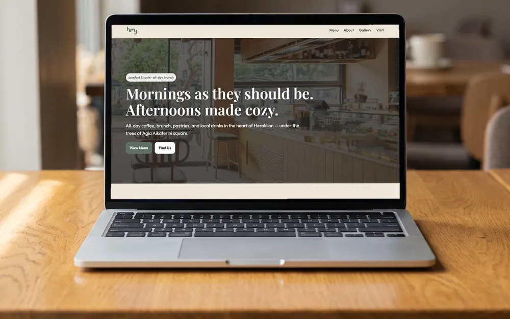 Homy Cafe website