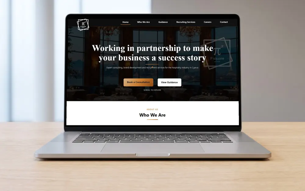 P Square Services website
