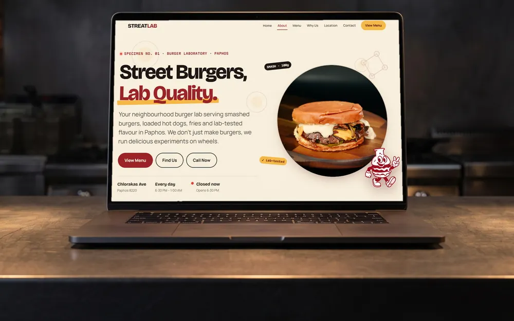 StreatLab website