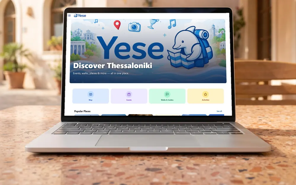 Yese.gr interactive city guide