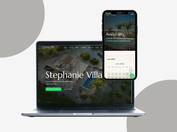 Stephanie Villa, Rent Paphos Villas