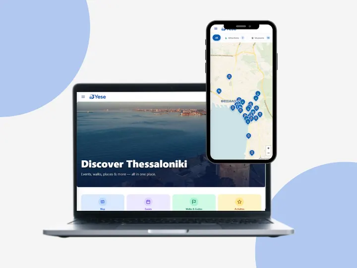 Yese.gr interactive city guide
